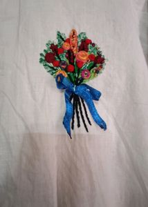 White Korean Kurta