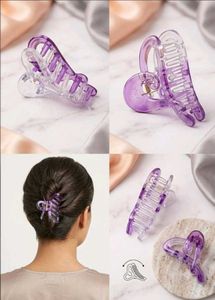 Red Floral Claw Clip Hair Accessory