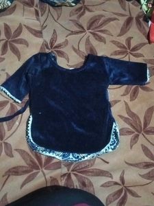 Festive Velvet Ethnic Dress