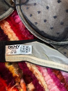 DKNY Black Polka Dot Bra