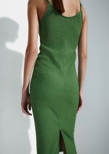 Green Bodycon Midi Dress