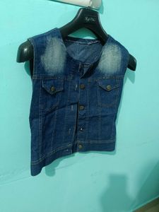 Denim Vest - Stylish Layer