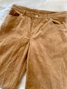 Brown Corduroy Flare Pants