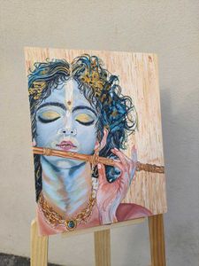 kanha ji painting 🪈✨️