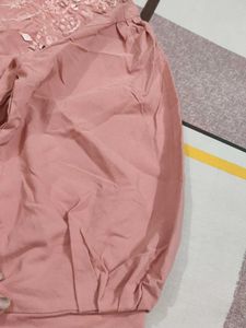 Pink Embroidered Blouse