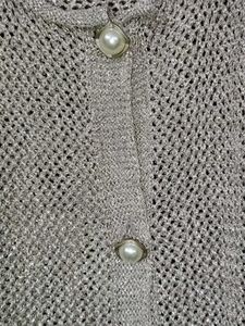 Elegant Shimmery Knit partywear Cardigan