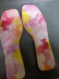 Clear Strap Square Toe Sandals