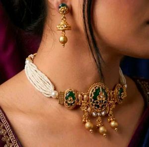Kundan & Pearl Choker Set