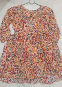 Pretty colourful short kurti