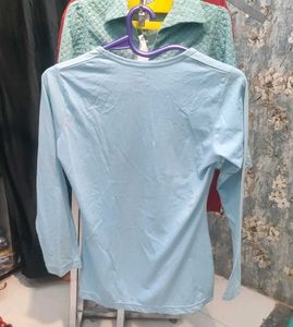 Cute Blue Graphic Tee