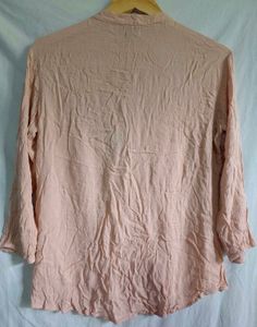 Embroidered Peach top