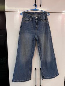 High-Waisted Wide Leg Jeans