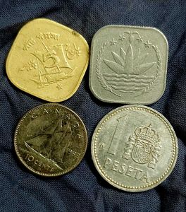 7pis Old Coins Unc Condition Only 4599
