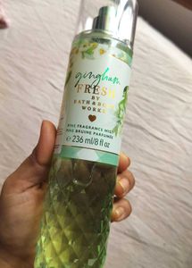 Gingham fresh Bath and body works