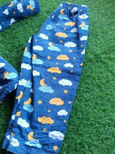 Cute Cloud &amp; Moon Pajama Set for Kid pack of 2s