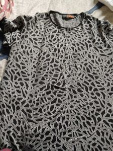 Abstract Print  T Shirt