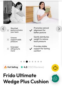 Frido Ultimate Wedge Plus Cushion