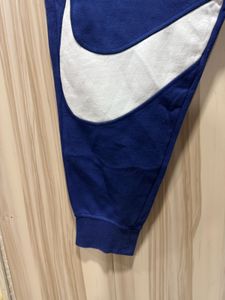 Nike Big Swoosh French-Terry Blue Jogger