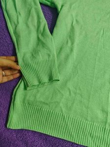 Green Knit Sweater