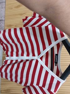 Striped Crop Top