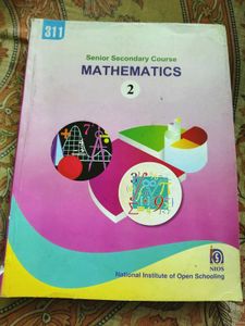 Nios Class 12 Math Text Book