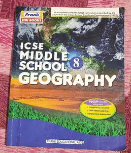 ICSE Middle School Geography Book 8
