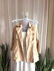Imported Double-Breasted trench coat