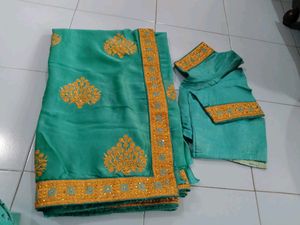 Bridal (2) Heavy Saree With Blouse