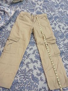 Beige Cargo Pants