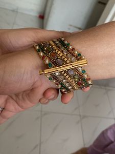 Vintage Beaded Bangles