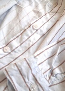 Striped Button-Down Shirt
