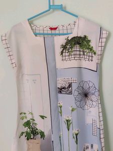 Artistic Collage Print Kurta