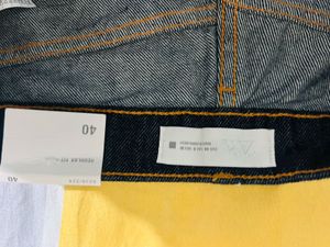 Zara original Dark Wash Wide Leg Denim Jeans