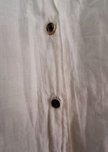 White Korean Kurta