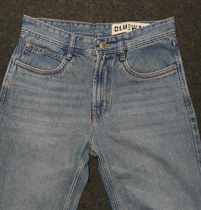 Blue Way Light Wash Wide Leg Jeans