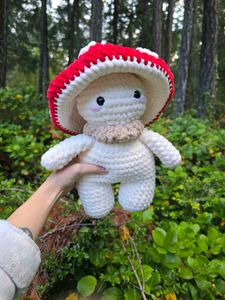 Handmade Crochet Mushroom Plush