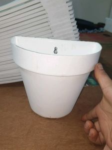 Modern White Wall Planter