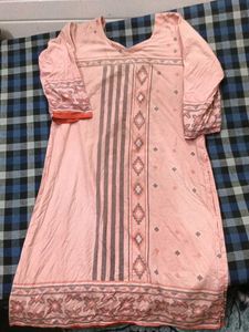 Peach Kurta