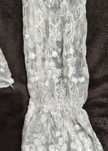 Elegant White Lace Blouse