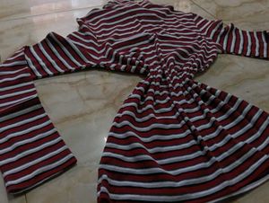 Striped Turtleneck Top