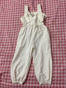 Cute White Jumpsuit