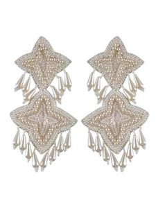 Boho Pearl Bead Embellished earring.
