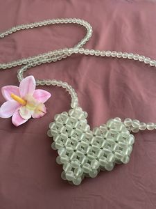Beaded Heart bag