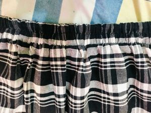 Checkered Mini Skirt