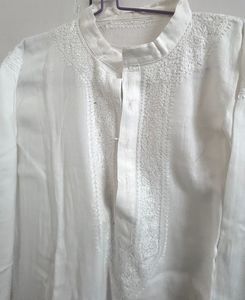 premium cotton dyeable kurta