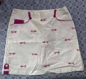 Cute Dachshund Print Skirt