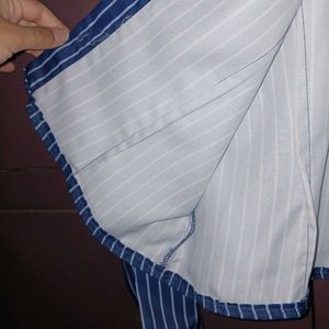 Classic Pinstripe Button-Up Shirt