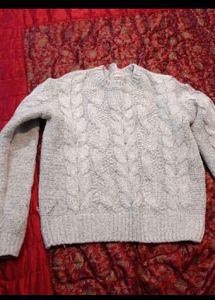 Cream Cable Knit Sweater