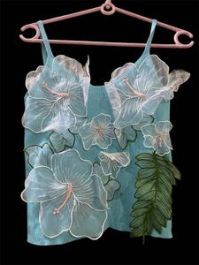 Stunning Floral Applique Tank Top