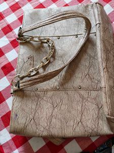 Stylish Faux Leather Handbag
